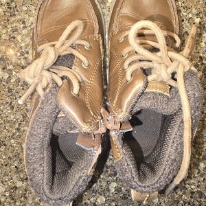 London Fog Brown Kids Boots